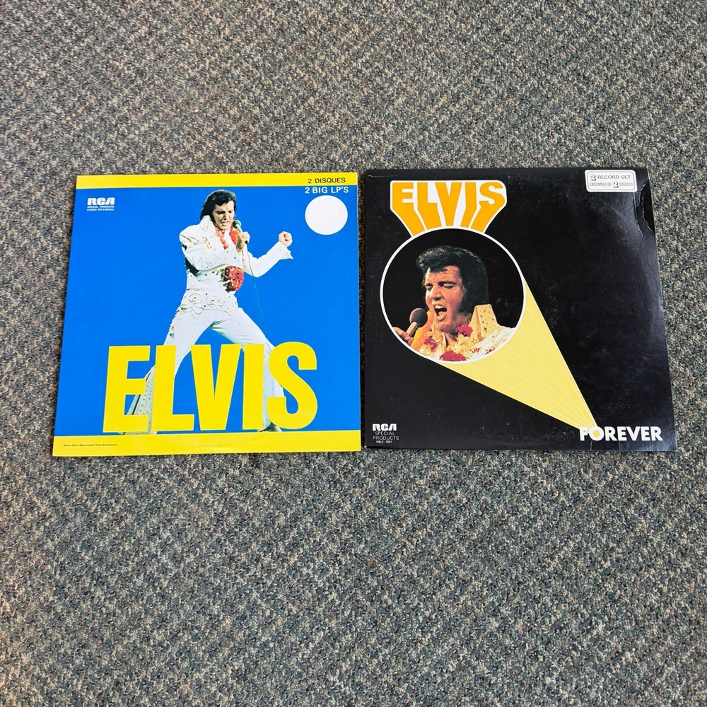 Elvis Vintage Vinyl Records